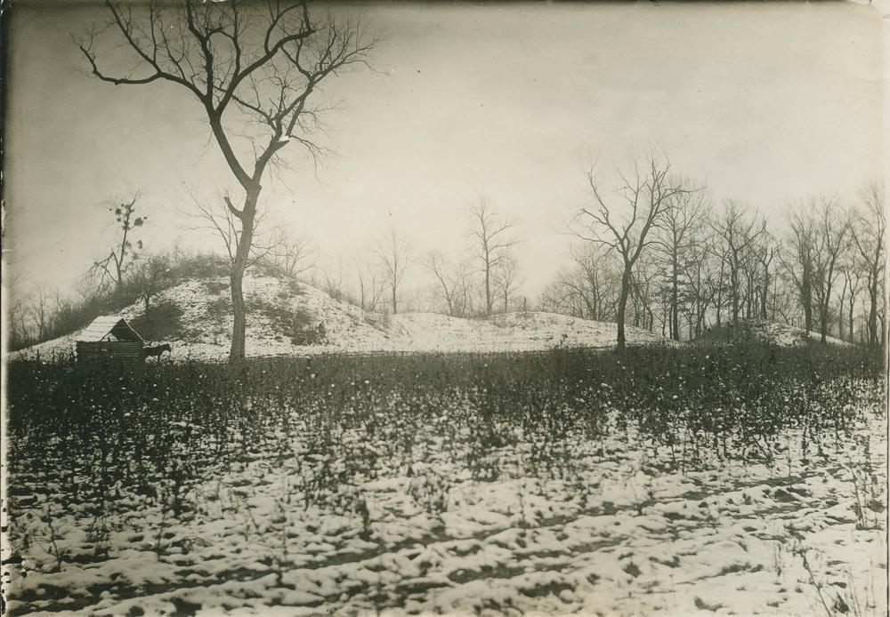 Craig Mound in the snow