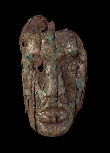 Wooden mask from Spiro