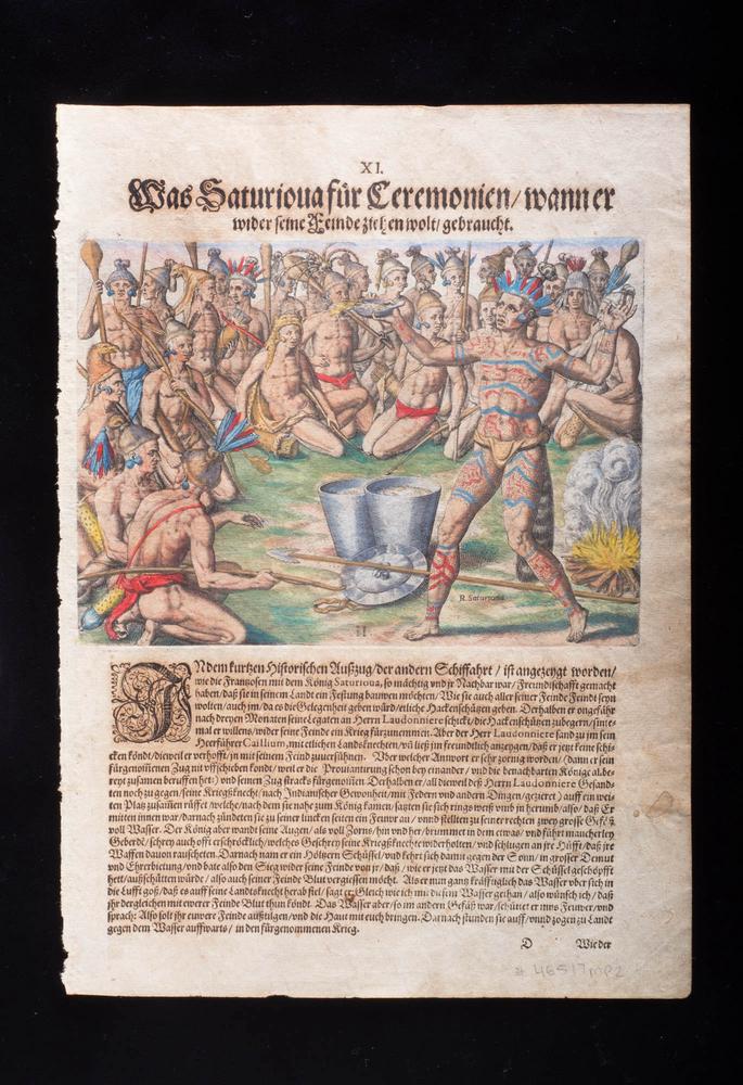 Ceremonies Performed by the Satourioua before Setting off to War