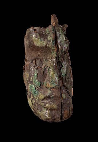 Human face effigy mask