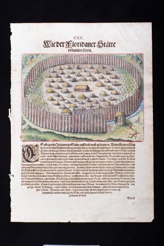 How the Floridians construct their fortified towns