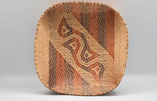 Basket/Tray with “Double Duck” pattern